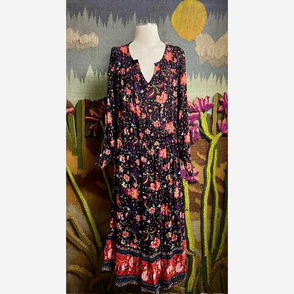 Old Navy Floral Maxi Dress L - Picture 10 of 13